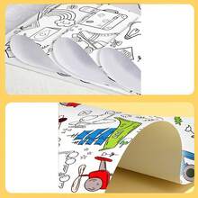 Extra Long Creative Graffiti Scroll, Children's DIY Painting, Includes Animal, Fruit, Marine Life Patterns, Suitable As Birthday Gift - Multicolor - View 5