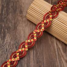 2/5 Inch Sequin Woven Trim Ribbon, Multi-Color Options, Suitable For Sewing, Clothing Edging Decor, Hat Embellishment, Dance Costume Decoration, Applicable For DIY Clothing, Home Decor, Garment Making, Gift Packaging And Beginner Sewing - Multicolor - View 24