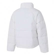 Adidas Men's Stand Collar Down Jacket, Casual Loose Fit Sportswear Outerwear - Apricot - View 2