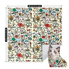 Cat Wrap For Grooming, Self-Adherent Soft Cat Blanket For Nail Clipping, Anti-Bite-Scratch-Escape Calming Wrap, Cats Burrito Swaddle, 27.5"/31.5"/35.5" - 查看 11
