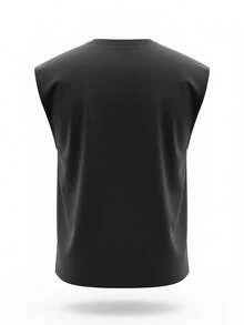 GRDR Men's Loose Fit Sleeveless Tank Top, Suitable For Summer - Black - View 5