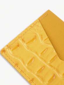 1 chiếc ví đựng thẻ đeo vai giả da cá sấu khắc tên theo yêu cầu, quà tặng sang trọng cá nhân hóa dành cho cả nam và nữ. - Nhiều màu - Xem 7