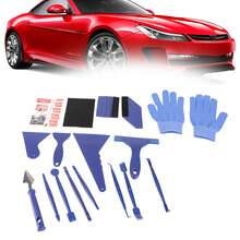 Juego completo de herramientas para cerrar bordes, 21 piezas/juego. Rascador sin rayaduras para cambiar el color de las pegatinas de los coches. - A - Ver 3