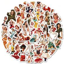 50 miếng dán hình cô gái Pin-Up cổ điển, decal thẩm mỹ retro dành cho người lớn, lý tưởng để cá nhân hóa máy tính xách tay, bình nước, ván trượt, sổ tay và đồ thủ công DIY, trang trí hoài cổ cho phòng ngủ, ký túc xá và không gian văn phòng, miếng dán tự dính độc đáo để tùy chỉnh túi xách, ốp điện thoại và album ảnh, bộ sưu tập thú vị dành cho những người đam mê nghệ thuật Pin-Up và những người yêu thích phong cách retro. - Nhiều màu - Xem 11