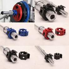 1 Cặp kẹp tạ chuyên nghiệp 2 inch, vòng khóa tháo nhanh dùng cho cử tạ, thể hình và tập luyện thể dục. - màu đen - Xem 2