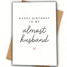 1pc, Boyfriend Birthday Card, Husband Birthday Card, To My Favourite Person, Girlfriend Birthday Card, Wife Birthday Card, Birthday Card, Small Business Supplies, Thank You Cards, Birthday Gift, Cards, Unusual Items, Gift Cards,Christmas - Multicolor - View 1