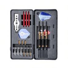 WIN.MAX 31pcs/Set Multifunctional Darts Gift Set, 18g Professional Competition Training Darts Set, Includes Soft & Hard Darts, Extendable & Adjustable Darts Shaft & Flights, With Steel Tips, Soft Tips, Small Tools, Spare Flights & Shafts, Weighted Dart Tips - Multicolor - View 12