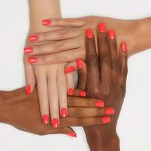 KISS ImPRESS Color Press-On Manicure, Gel Nail Kit, PureFit Technology, Short Length, \U201CCorally Crazy\U201D, Polish-Free Solid Color Mani, Includes Prep Pad, Mini File, Cuticle Stick, And 30 Fake Nails - ColorB - 查看 8