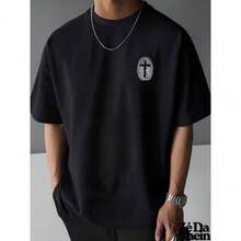 Streetwear Gospel Church Religious Prayer Digital T-Shirt 2 Corinthians 5:17 Street Urban Culture Unisex 100% Cotton Top Premium Streetwear Immediate Shipping Various Colors!! - 黑色 - 查看 3