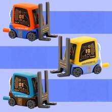 1个新款叉车造型自动削笔器，手摇旋转式削笔器，奖品，派对用品，办公文具 - 彩色 - 查看 2