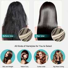 Profesjonalna prostownica parowa, przenośna prostownica, prostownica parowa do pielęgnacji włosów - Wtyczka UE typ C (220–240 V) - Zobacz 10