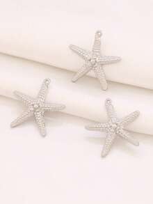 3pcs Stainless Steel Starfish Pendant Findings Fashion 18K Gold Plating Waterproof Ocean Charms For DIY Jewelry Making Accessories - Pendants - View 17
