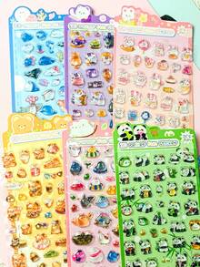 3D Cartoon Crystal Gem Stickers Toy, Suitable For Cute Girls, Phone Decoration, Scene Creation, Notebook Design. Decorations - Gifts. Ideal For Home Decor, Party Decoration, Birthday Gifts And Various Holiday Gifts, Fashionable. Fashion Item. Luxury. Sewing. DIY. The Perfect Gift For Friends Or Partners. Graduation Ceremony - Opening Ceremony. Back To School Gift - Graduation Gift. Easter Gift. Easter. Valentine's Day Gift. - Multicolor - View 8