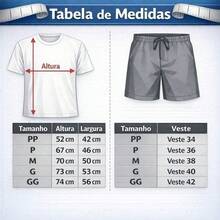 Kit Masculino Short Tactel + Camiseta Conjunto Streetwear Estampado Modelo: "Chicago 26" Lançamento | Envio Imediato - Caqui - Visão 2