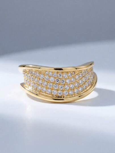 1pc S925 Sterling Silver Vintage Ring, Eternal Ring For Women, Exquisite Jewelry Gift