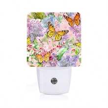 Flores de primavera y Mariposas