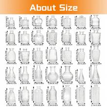Bulk Mini Glass Bud Vases Assorted Set 12-45 Pcs, Small Floral Vases For Rustic Wedding, Home, Party & Table Center Decor, Spring Decor, Garden Decor, Mother's Day Decor, Ideal Mother's Day Gift - 彩色 - 查看 11