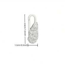 Bling Bling Universal Rhinestone Zipper Pull Replacement Fix Upgrade Your Hoodie, Jacket, Backpack Zipper Shiny Crystal Zipper Head For All Zippers,Sewing Supplies,Travel Essential - Diamond - View 7