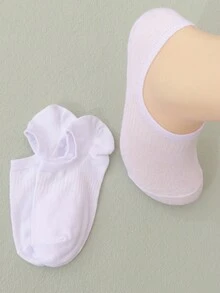 10pairs/Set Multicolor Casual Socks For Women, Summer Breathable Ankle Socks, Non-Slip Hidden Liner Socks - Multicolor - View 12