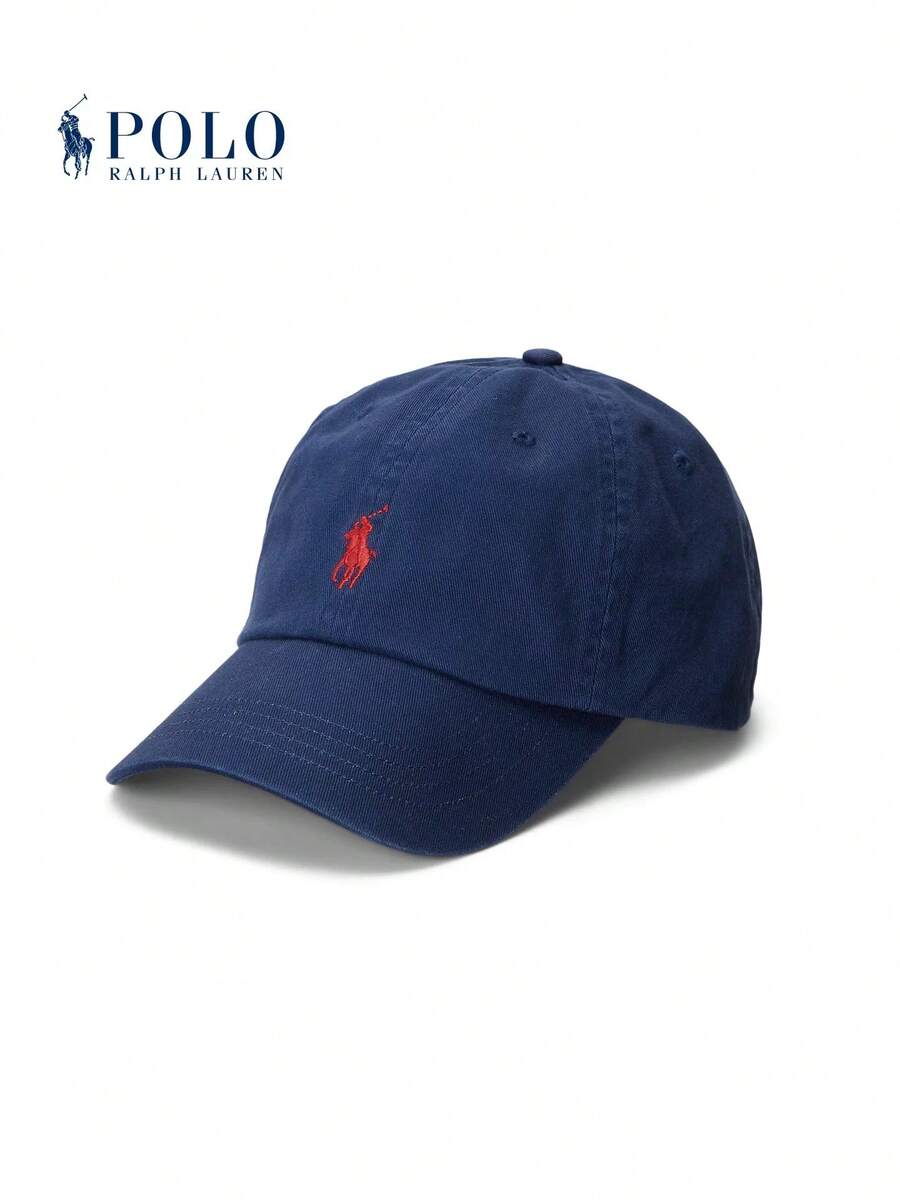 Polo Ralph Lauren Soft-Top Cotton Baseball Cap - Unisex Style - 藏蓝色 - 查看 1