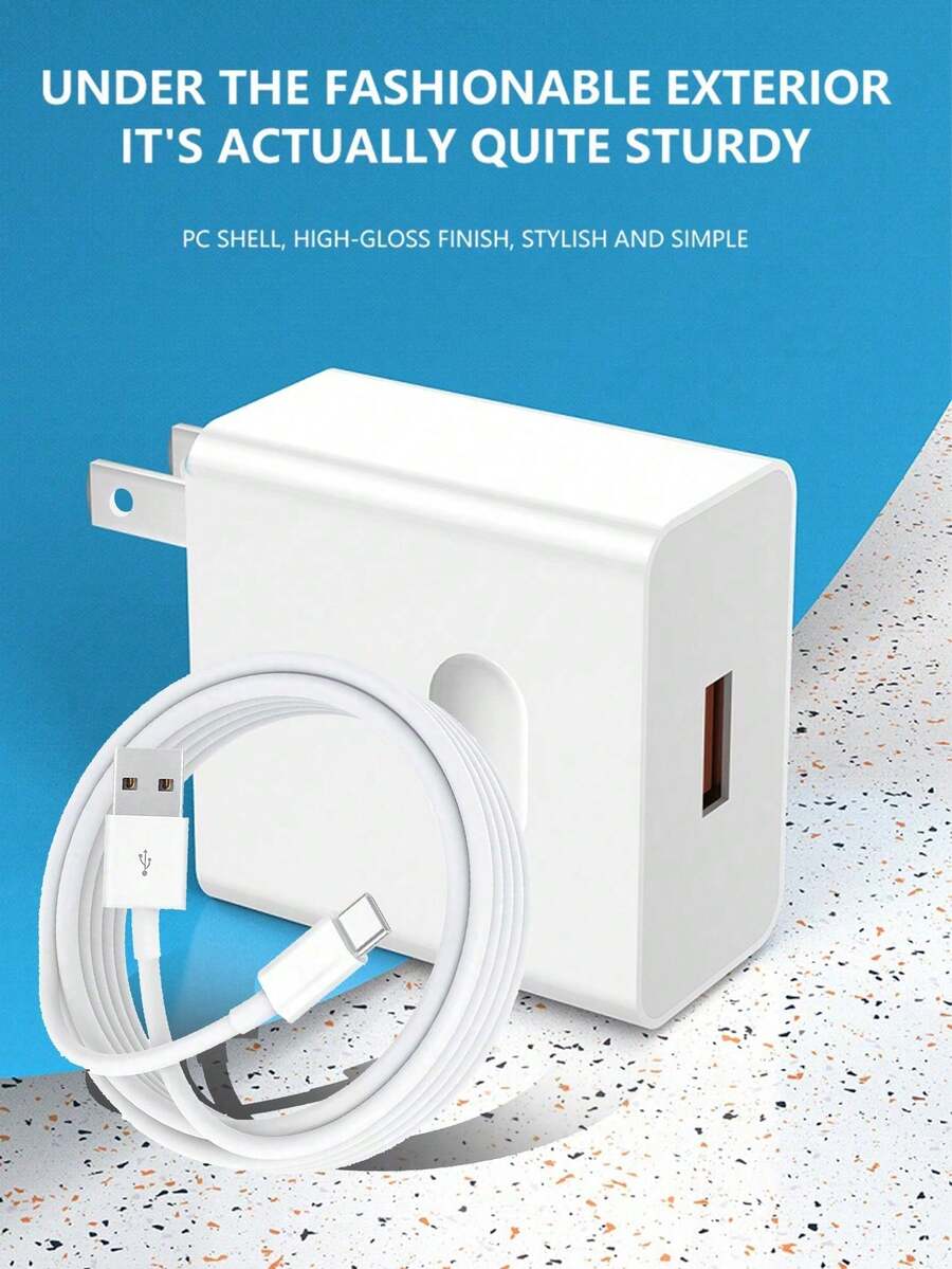 30W快充墙充，30W USB-A电源适配器充电器，支持30W快充，兼容USB-A转Type-C数据线，兼容 17/16 Pro Max/16 Pro/15 Pro Max/15 Pro，兼容三星S26/S25/S24/S23，美规插头，110-127V电压，适合家庭、办公室、旅行使用，情人节礼物之选。 - 美規A型插(110-127V) - 查看 1
