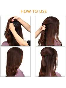 4pcs Women's Invisible Hair Pads, Hair Volume Increasing Hair Clips Hair Styling Tools Accessories - Multicolor - View 5