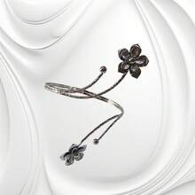 Gold Plated Forearm Bracelet - 銀 10 - 查看 2