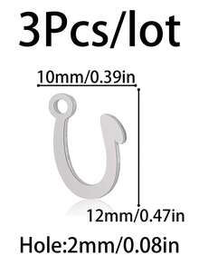 3 mặt dây chuyền chữ cái viết tay mạ vàng 18K bằng thép không gỉ, dùng để tự làm trang sức, phụ kiện vòng tay, dây chuyền và đồ thủ công. - chữ thường - Xem 24