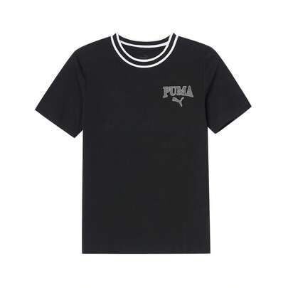 Puma 男士休闲轻薄印花圆领短袖运动T恤 68218401