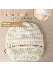 Soft And Loose Knit Winter Small Beanie, Suitable For Both Women And Men, Unisex Winter Holiday Gift. 6 Colors Available - Xám - Xem 10