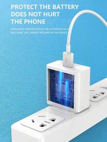 30W快充墙充，30W USB-A电源适配器充电器，支持30W快充，兼容USB-A转Type-C数据线，兼容 17/16 Pro Max/16 Pro/15 Pro Max/15 Pro，兼容三星S26/S25/S24/S23，美规插头，110-127V电压，适合家庭、办公室、旅行使用，情人节礼物之选。 - 美規A型插(110-127V) - 查看 5