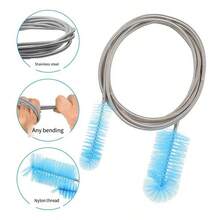 Pipe Drain Cleaner, Hair Removal Tool, Curved Brush For Cleaning Sink And Washbasin - A - View 9