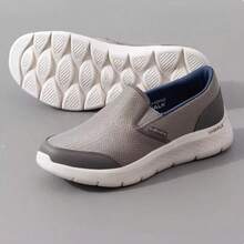 Skechers Men's Go Walk Flex Slip-On Casual Walking Shoes - Taupe - View 4
