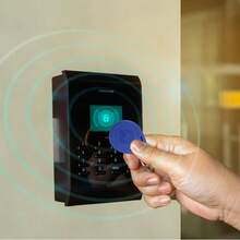 ID Keychain Card (Thick Version) Access Control And Attendance Card, Community Elevator Card, Entry Card - Multicolor - View 1