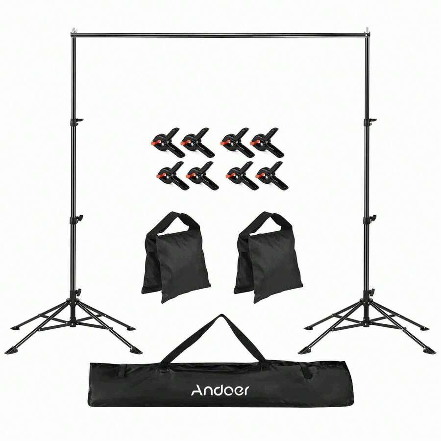 Fondo de fotografía de cuatro patas de 2 x 3 metros - Negro - Ver 1