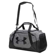 Under Armour UA Undeniable Duffle 3.0 MD 男女通用大容量便携式收纳手提包，旅行、健身、训练、休闲托特包 1300213-042 - 灰色/黑色 - 查看 1