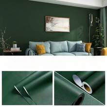 1 Cuộn Giấy Dán Tường Tự Dẹp Dòng Xanh Lá Cây, Thiết Kế Hiện Đại, Dễ Lắp Đặt, Bóc Và Dán, Họa Tiết Lưới, Thích Hợp Cho Văn Phòng, Trang Trí Nhà Cửa, Phòng Khách, Phòng Ngủ, Tự Làm Mới Nội Thất, Nhiều Lựa Chọn Có Sẵn - Dòng sản phẩm Xanh - Xem 27