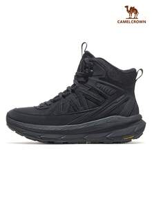 CAMEL CROWN Herren Outdoor Hohe Sportschuhe, neuer Herbst/Winter Stil, rutschfest, warm, Lässig Wanderschuhe - Dunkles Schlossgrau - Übersicht 7