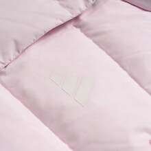 Adidas Men's Loose Fit Stand Collar Down Jacket, Casual Windbreaker Outerwear, Sportswear - Clear Powder - View 4