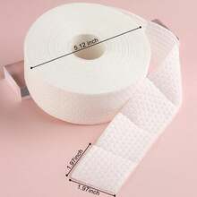 800片/卷 无绒指甲清洁湿巾，卸甲棉片，白色棉质湿巾，适用于凝胶指甲，可去除指甲上的灰尘和油脂，美甲沙龙用品 - 彩色 - 查看 7