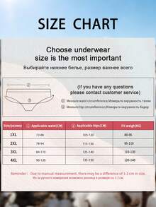APRSEA 3pcs/Pack Plus Size Women High Waist Sexy Lace Panties, Soft Lace Lingerie - Multicolor - View 7