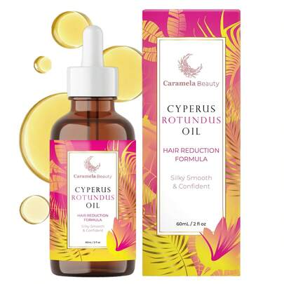 Cyperus Rotundus Oul Naturally ReducesUnwanted Hair Growth,Suitable For Skin Types,Moisturizing&Soothing,60ml