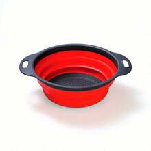 Rổ lọc silicon gấp gọn - Giỏ rửa rau củ tiết kiệm không gian - Rổ lọc bồn rửa nhà bếp - Dễ vệ sinh, thích hợp cho mì ống, rau củ và trái cây (Xanh lá cây, Xanh dương, Đỏ) - S - Xem 17