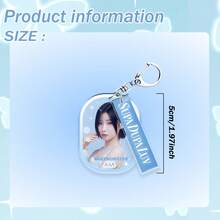 BABY/MONSTER，K-Pop风格，粉丝周边，Ahyeon，Asa，Rora，Chiquita，Ruka，Pharita，亚克力钥匙扣吊坠，个性化汽车/卡片/包包挂饰，男女皆宜，圣诞节、万圣节、节日礼物。办公桌配件，办公用品，办公装饰 - A - 查看 2