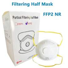 FFP2 Cup Mask Pack Of 20 Disposable FFP2 Dust Face Masks With Valve - Multicolor - View 1
