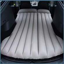 Upgraded Inflatable Mattress For Tesla SUV, High Elasticity Leakproof Car Sleeping Pad With Zoned Support, Ergonomic Rear Seat & Trunk Camping Bed, Ideal For Travel & Outdoor Trips, Must-Have Tesla Accessory - 灰色 - 查看 5