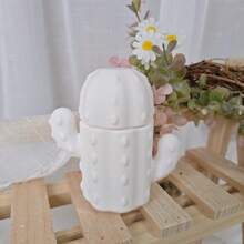 Hộp đựng đồ hình cây xương rồng tự làm bằng đất sét, khuôn nhựa thạch cao, cốc đựng nến sáp, tượng trang trí nhà cửa, khuôn silicon, thích hợp cho việc tự làm đồ thủ công, làm hộp đựng đồ, có thể tái sử dụng. - khuôn hộp đựng xương rồng - Xem 6