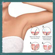 Hair Removal Wax Beans Hard Wax Depilatory Gentle Non Irritating Quick Fast Acting Moisturizing Hydrating Whole Body Underarm Legs Arms Bikini Smooth Silky Skin Painless Mild Formula Sensitive Skin Friendly No Residue Easy Peel Nourish Soothe Lightweight Non Sticky Daily Body Care Home Use All Skin Types Women - 洋甘菊 - 查看 2