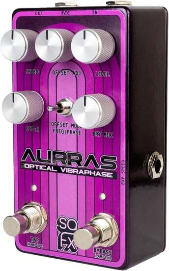 SolidGoldFX Aurras Optical Vibraphase Guitar Effects Pedal