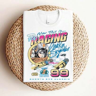 R Young A1nakin Skywalker Ahora esto es Podracing S1Hirt, s1star wars Racing Lover S1Hirt, Galaxy's Edge T1EE, Studios Family220G Esta camiseta unisex de 220 g está hecha de 100 % algodón con un patrón de punto apretado de 220 g, lo que garantiza su durabilidad. Apta para todo tipo de cuerpos, tanto hombres como mujeres. Su tejido duradero y de alta calidad es ideal para diversos proyectos de costura, ofreciendo un tacto suave y resistente. Además, es muy transpirable. Perfecta para primavera/verano, conjuntos de vacaciones y ropa de fiesta.